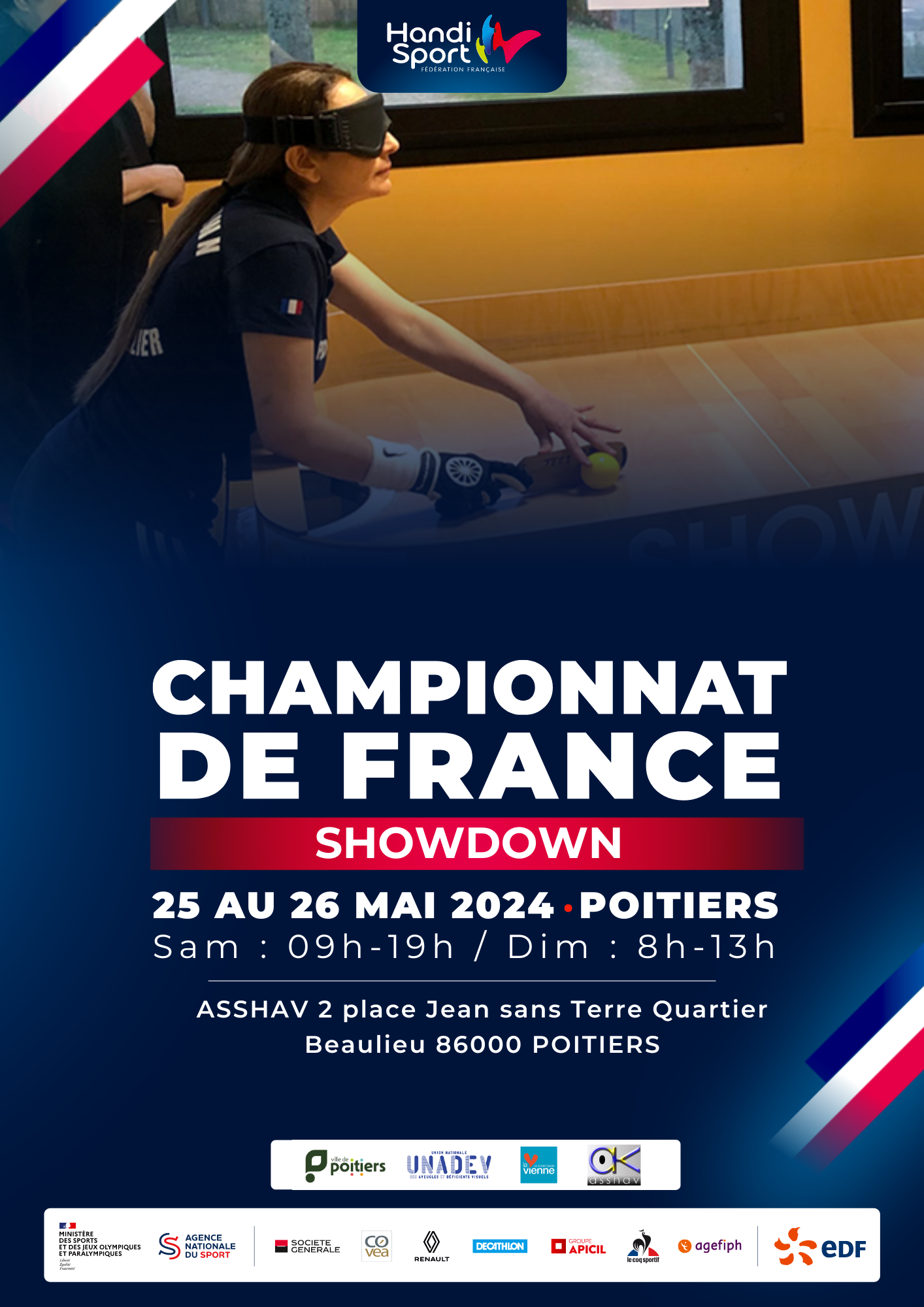 Affiche du championnat de France de showdown